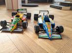 bburago 1/24 set met Benetton Ford, Hobby en Vrije tijd, Modelauto's | 1:24, Ophalen of Verzenden, Zo goed als nieuw, Auto, Bburago
