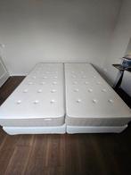 Ikea Espevar boxspring met Hesseng matrassen 180 x 200 wit, Gebruikt, Wit, Tweepersoons, Ophalen of Verzenden