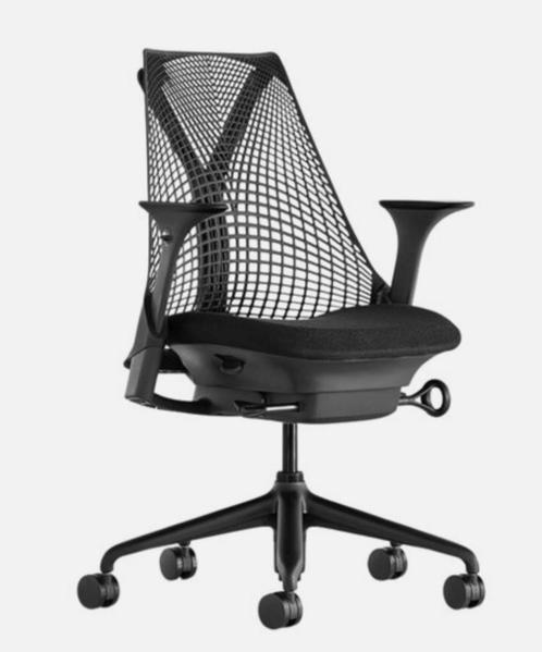 Herman Miller Sayl Black Office Chair, Huis en Inrichting, Bureaustoelen, Zo goed als nieuw, Bureaustoel, Zwart, Ergonomisch, Ophalen