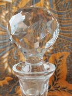 Zware antieke brandykaraf uit Engeland van kristal 25,8 cm., Antiek en Kunst, Antiek | Glas en Kristal, Ophalen of Verzenden