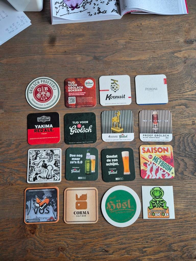 Biermerk onderzetters / viltjes, Verzamelen, Biermerken, Ophalen of Verzenden, Viltje(s), Overige merken