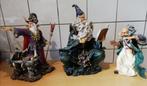 Wizard's figurine's. 3 stuks. 28, 29 & 30 cm., Verzamelen, Beelden en Beeldjes, Ophalen, Zo goed als nieuw, Fantasy