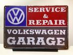 Volkswagen garage metalen reclamebord / wandbord (Old Look), Ophalen of Verzenden, Nieuw, Auto's