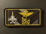 Patch NMM Nametag F-16 RNLAF, Verzamelen, Ophalen of Verzenden, Luchtmacht, Nederland, Embleem of Badge