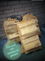 Aktie!!!  Haardhout XL Netzakken +- 12 kg, Tuin en Terras, Haardhout, Minder dan 3 m³, Verzenden, Overige houtsoorten, Blokken