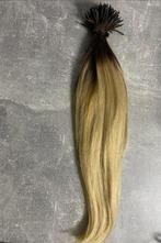 Microring extensions met bruine aanzet 50cm 140gram, Ophalen of Verzenden, Nieuw, Pruik of Haarverlenging