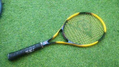 Dunlop Tactical Master midplus L3 tennisracket geel-zwart, Sport en Fitness, Tennis, Gebruikt, Racket, Dunlop, L3, Ophalen of Verzenden