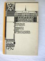 Gedenkboek Ambachtsonderwijs Ambachtsschool Leeuwarden 1930, Boeken, Gelezen, 20e eeuw of later, Verzenden