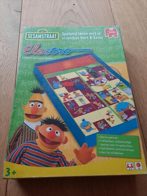 Electro Sesamstraat, Kinderen en Baby's, Speelgoed | Educatief en Creatief, Gebruikt, Elektronica, Puzzelen, Met licht, Ophalen of Verzenden