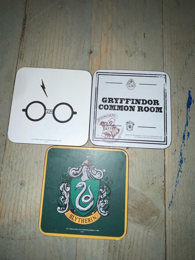 Harry Potter Onderzetters Set van 3, Verzamelen, Harry Potter, Ophalen, Nieuw