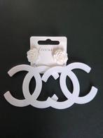Nieuw * CH oorbellen, Sieraden, Tassen en Uiterlijk, Oorbellen, Ophalen of Verzenden, Nieuw, Wit, Hangers