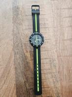 Flik Flak Kinderhorloge - Zwart/Groen, Sieraden, Tassen en Uiterlijk, Horloges | Kinderen, Ophalen of Verzenden, Zo goed als nieuw