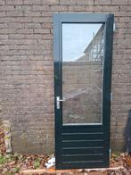 Meranti Buitendeur met Dubbel Glas - mm 2114x778 cm 211,5x78, Doe-het-zelf en Verbouw, Deuren en Horren, Ophalen of Verzenden