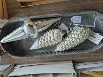 Vintage kerstballen dennenappel in verschillende maten beschikbaar voor biedingen