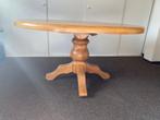 Massief houten eettafel voor 6 personen (ovaal), Huis en Inrichting, Tafels | Eettafels, Ophalen, 100 tot 150 cm, Hout klassiek