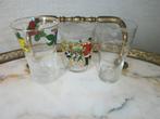 Mooie vintage glaasjes 3 stuks o.a. Reims France, Ophalen of Verzenden