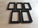 Partij N574=5x Lego technic beams zwart 7x11, Lego, Lego, Lego, Nieuw