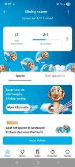 Ah actie 17 volle spaarkaarten efteling, Verzamelen, Supermarktacties, Albert Heijn, Ophalen of Verzenden