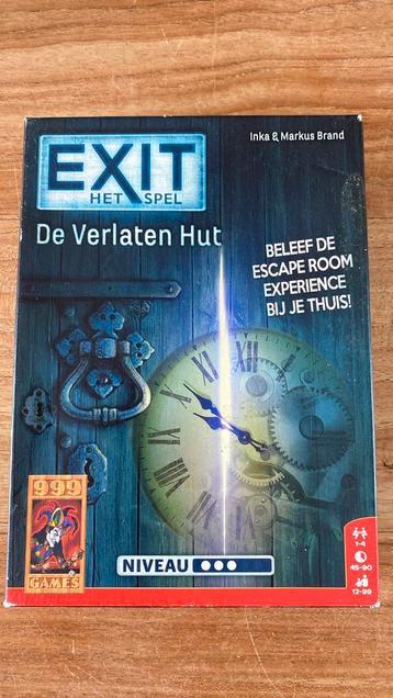 Exit: De Verlaten Hut - Escape Room Thuis! beschikbaar voor biedingen