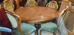 5 barok eetkamer stoelen met tafel, Antiek en Kunst, Ophalen