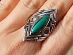 Vanoli 925 zilveren ring met malachiet maat 18,5, Daiva1973@hotmail.com, 18 tot 19, Vanoli, Amsterdam