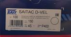 100 stuks SAITAC D-VEL Schuurschijven (P400, 150mm), Doe-het-zelf en Verbouw, Gereedschap | Schuurmachines, Ophalen, Nieuw, Minder dan 600 watt