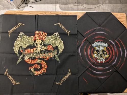 Metallica Pushead 2 bandana's Brockum, Cd's en Dvd's, Vinyl | Rock, Zo goed als nieuw, Ophalen of Verzenden