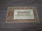 Biljet 1 gulden 1920, zilverbon oude type (1 letter), Postzegels en Munten, Bankbiljetten | Nederland, Ophalen of Verzenden, 1 gulden