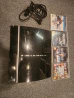 Playstation 3 met gta 5, call of duty en battlefield, Gebruikt, Ophalen of Verzenden, Zonder controller, 40 GB