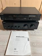 Sony versterker / minidisc recorder set uit 1998, Audio, Tv en Foto, Stereo-sets, Ophalen of Verzenden, Sony, Zo goed als nieuw