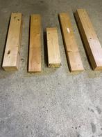 8 houten balken van 6 cm hoog en 97 -110 cm lang en 15 breed, Ophalen, Zo goed als nieuw, 50 mm of meer, Balk