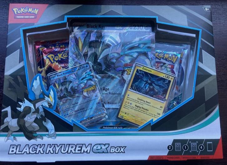 Pokémon Black Kyurem EX Box, Hobby en Vrije tijd, Verzamelkaartspellen | Pokémon, Zo goed als nieuw, Boosterbox, Foil, Ophalen of Verzenden