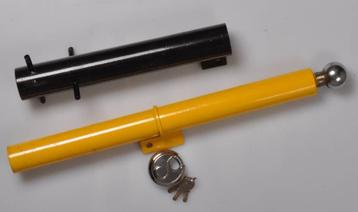 Parkeerpaal 2 delig afsluitbaar, incl. discus beschikbaar voor biedingen