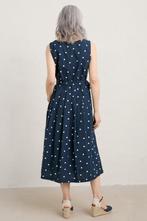 Seasalt Cornwall Womens Navy Cotton Pencil Woven Midi Dress, Blauw, Maat 46/48 (XL) of groter, Nieuw, Ophalen of Verzenden