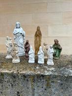 10 kleine beeldjes, diverse Heiligen, Antiek en Kunst, Ophalen of Verzenden