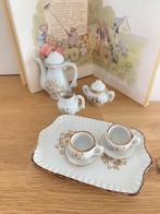 Poppenhuis servies hand beschilderd fine china porselein, Verzenden, Nieuw, Toebehoren