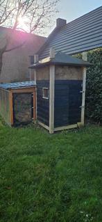 Hooiberg (dierenverblijf) met ren, Dieren en Toebehoren, Knaagdieren en Konijnen | Hokken en Kooien, Ophalen of Verzenden, 90 cm of meer