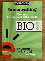 Samenvatting Examenstof Biologie VMBO TL/GL, Ophalen of Verzenden, Nederlands, Overige niveaus, ExamenOverzicht