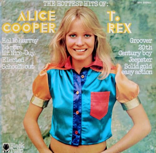 The Hottest Hits Of Alice Cooper / T. Rex, Cd's en Dvd's, Vinyl | Rock, Gebruikt, Poprock, 12 inch, Ophalen of Verzenden