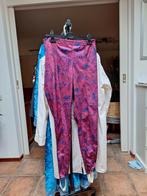 Carnaval Flower Power Broek, Roze, Lang, Gedragen, Ophalen