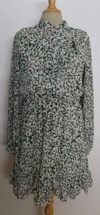 Leuk groen/beige print jurkje! M, Maat 38/40 (M), Verzenden, Zo goed als nieuw, Boven de knie