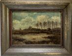 Schilderij Felix Kohn, polderlandschap, midden 20e eeuw, Antiek en Kunst, Ophalen of Verzenden