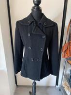 Mooie zwarte wollen jas van milo coats maat 38, Maat 38/40 (M), Milo coats, Zwart, Ophalen of Verzenden