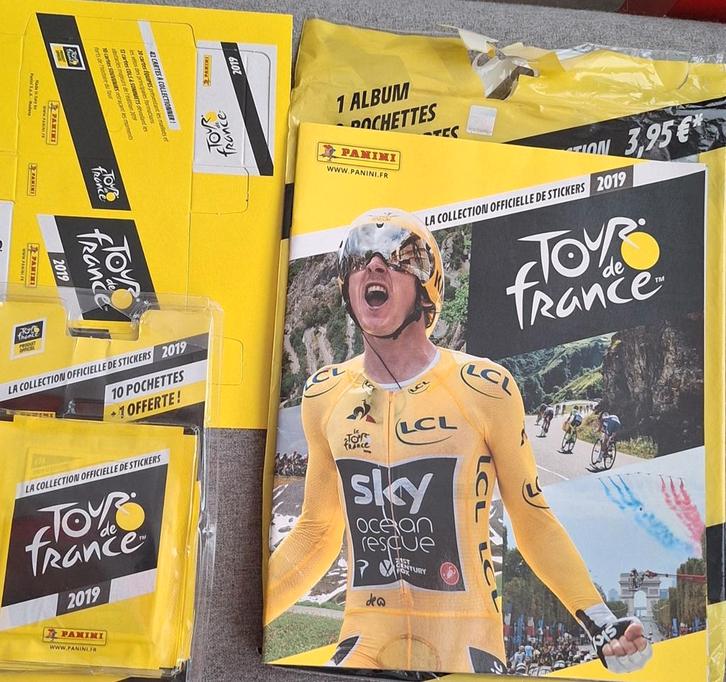 Panini tour de france 2019, Hobby en Vrije tijd, Stickers en Plaatjes, Zo goed als nieuw, Meerdere stickers, Ophalen of Verzenden
