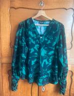 Nieuw blouse / top Lady Day (S) lange mouw groen zwart, Lady Day, Ophalen of Verzenden, Zo goed als nieuw, Maat 36 (S)