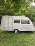 Kip Shuttle 41TTZ (2001) + mover + fietsendrager + luifel, Caravans en Kamperen, Caravans, Kip, Treinzit, Particulier, Luifel