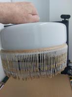 mooie pendule/ katrollamp met lampenkap, Ophalen of Verzenden