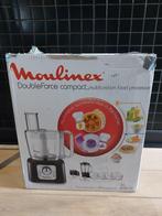 Moulinex DoubleForce compacte multifunctionele foodprocesso, Ophalen of Verzenden, Zo goed als nieuw, Vaatwasserbestendig, Minder dan 1 liter