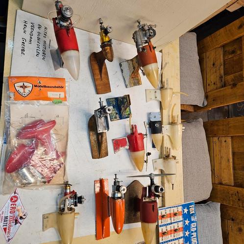 Kleine hulpmotoren zwevers, Hobby en Vrije tijd, Modelbouw | Radiografisch | Vliegtuigen, Gebruikt, Nitro, RTF (Ready to Fly)
