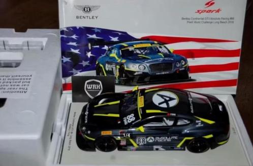 1:18 BENTLEY CONTINENTAL LONGBEACH #88 Spark 18US002 WRH, Hobby en Vrije tijd, Modelauto's | 1:18, Zo goed als nieuw, Auto, Overige merken